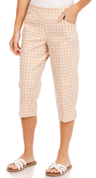 Thumbnail 1: Coral Bay Petite Print Capris 