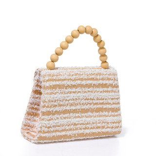 Thumbnail 2: D'Margeaux Tweed Satchel Flap Handbag 