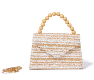 Thumbnail 1: D'Margeaux Tweed Satchel Flap Handbag 