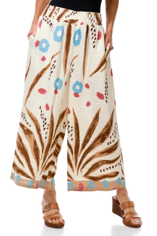 Thumbnail 1: Kaktus Couture Petite Pull-On Wide Leg Pants 