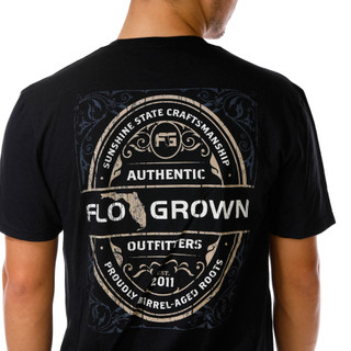 Thumbnail 3: FloGrown Men's Short Sleeve Barrel Aged Roots Tee 