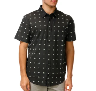 Thumbnail 1: BILLABONG Men's Short Sleeve Ditsy Button-Down Shirt  