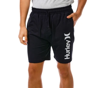 Thumbnail 4: Hurley Men's 2 Pc Short Sleeve Lounge Shirt & Shorts Set 