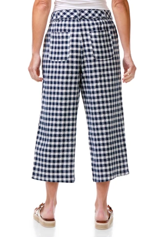 Thumbnail 2: Coral Bay Women's Gingham Capris 