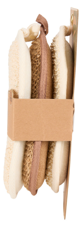 Thumbnail 2: AVA JOY 3 Pk Exfoliating Body Scrubbers 