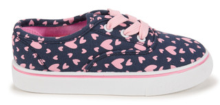 Thumbnail 3: Gigil Girls Heart Print Causal Sneakers  
