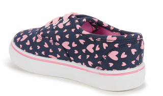 Thumbnail 4: Gigil Girls Heart Print Causal Sneakers  