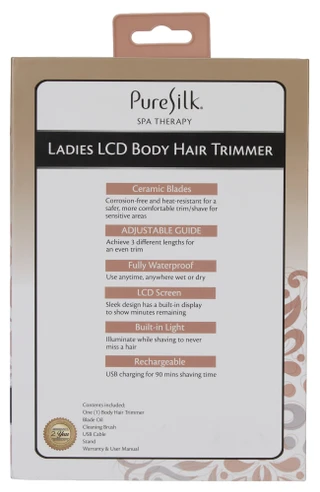 Thumbnail 8: Pure Silk Ladies LCD Body Hair Trimmer  