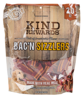 Thumbnail 1: Kind Rewards 20 oz Bac n Sizzlers Dog Treats  