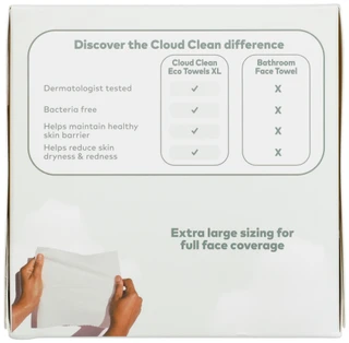 Thumbnail 2: MAKEUP ERASER 30 Pk Cloud Clean Eco Towels  
