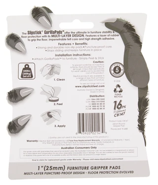 Thumbnail 2: Slipstick 16 Pk Gorilla Pads  