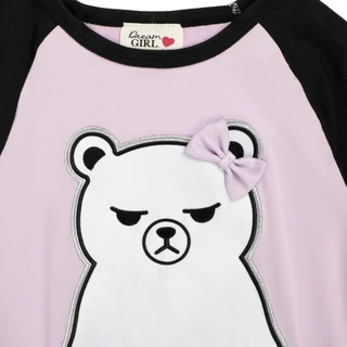 Thumbnail 3: That's my Girl Girl's Short Sleeve Polar Bear Graphic Dress 