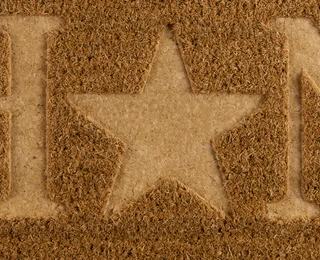 Thumbnail 2: Envogue 18x30 Star Home Welcome Mat 