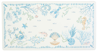 Thumbnail 1: Envogue 20x39 Salt Water Life Kitchen Mat 