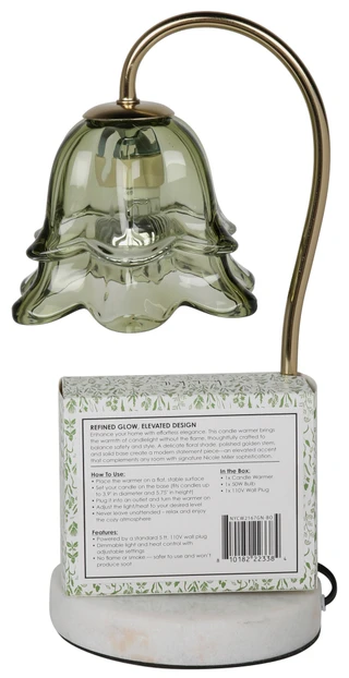 Thumbnail 2: Nicole Miller Candle Warmer Table Lamp 