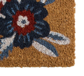 Thumbnail 2: Envogue 18x30 Americana Flower Welcome Mat 