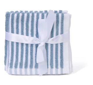 Thumbnail 1: Martex 4 Pk Restore Striped Washcloths 