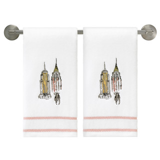 Thumbnail 4: Nicole Miller Nicole Miller City Girl 2-pc. Hand Towel 