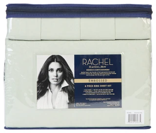 Thumbnail 2: RACHEL ROY King 6 Pc Embossed Sheet Set 