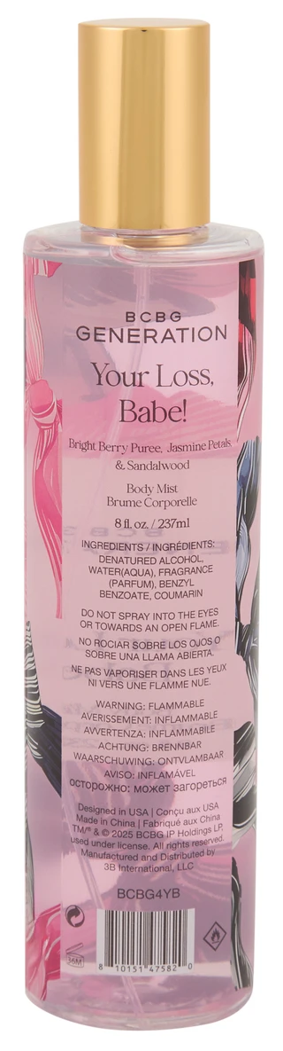 Thumbnail 2: BCBGeneration 8 oz Your Loss Babe Body Mist 