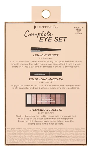 Thumbnail 2: Juliette & Co.  3 Pc Eye Makeup Set 