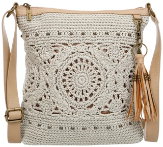 Thumbnail 1: THE SAK Lucia Crochet Crossbody Bag 