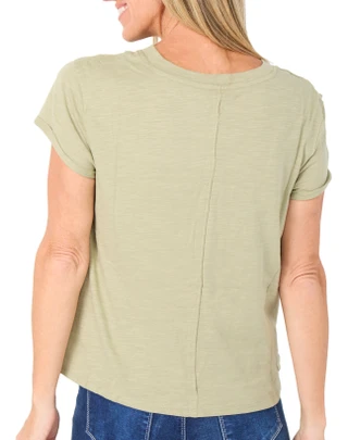 Thumbnail 3: BUNULU Women's Short Sleeve Embroidered Sunflower Top 
