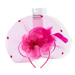 Thumbnail 1: La Valentina Floral Fascinator Headband 