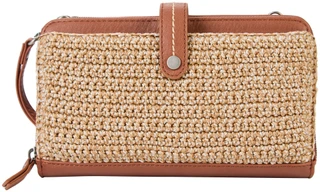 Thumbnail 1: THE SAK Faux Leather Crochet Crossbody Bag 