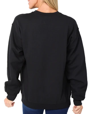 Thumbnail 2: Goodie Two Sleeves  Women's Long Sleeve Haunt It Ghost Graphic Sweater 