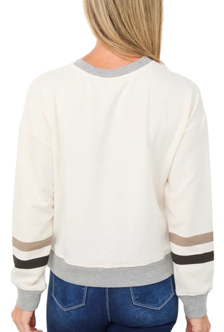 Thumbnail 3: Marled Women's Long Sleeve Chenille Game Day Top 