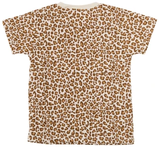 Thumbnail 2: Baby Phat Girls Short Sleeve Leopard Print Top 