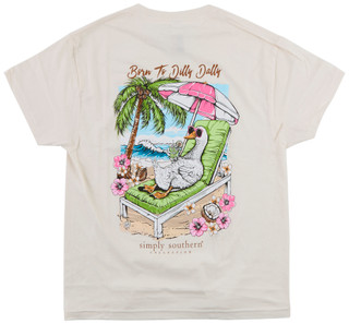 Thumbnail 2: SIMPLY SOUTHERN Big Girls Short Sleeve Dilly Dally Graphic Tee 