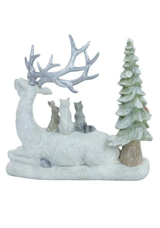 Thumbnail 2: Magical Season 11" LED Woodland Deer Decoration 