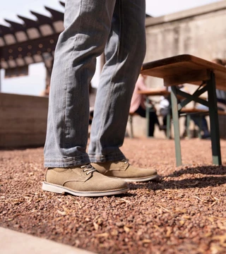 Thumbnail 3: Nunn Bush Men's Otto Canvas Plain Toe Oxfords 