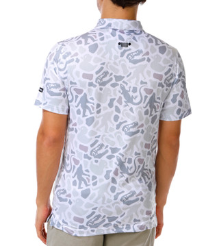 Thumbnail 3: Jedco Men's Short Sleeve Printed Camo Performance Polo 