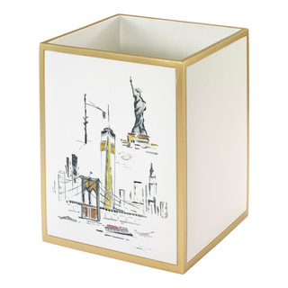 Thumbnail 1: Nicole Miller Nicole Miller City Girl Wastebasket 
