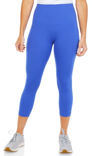 Thumbnail 1: 90 DEGREE BY REFLEX Women's Active High Rise Athletic Capris 