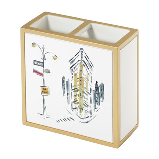 Thumbnail 1: Nicole Miller Nicole Miller City Girl Toothbrush Holder 