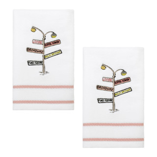 Thumbnail 1: Nicole Miller Nicole Miller City Girl 2-pc. Fingertip Towel 