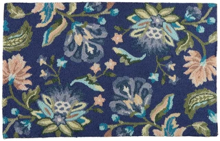 Thumbnail 1: Artisan Home Co. 20x32 Floral Hooked Rug 