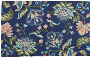 Thumbnail 1: Artisan Home Co. 20x32 Floral Hooked Rug 