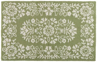 Thumbnail 1: Artisan Home Co. 20x32 Floral Hooked Rug 