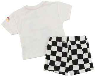 Thumbnail 3: Disney Baby Boys 2 Pc Cars Print Short Sleeve & Shorts Set 