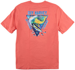 Thumbnail 2: Guy Harvey Men's Short Sleeve Offshore Fishing Print Tee 