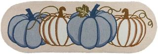 Thumbnail 1: Autumn Harvest 20x60 Pumpkin Hooked Runner 