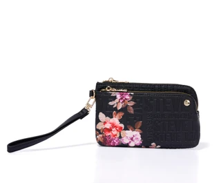 Thumbnail 1: Steve Madden Debossed Floral Wristlet 