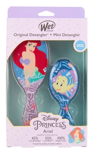 Thumbnail 1: Wet Brush 2 Pc Disney Princess Ariel Detangler Brush Set 