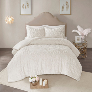 Thumbnail 4: Madison Park Madison Park Laetitia Medallion Duvet Set 