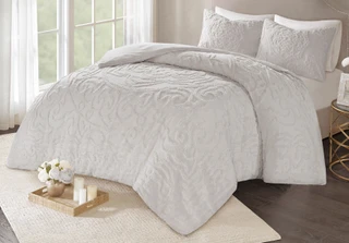 Thumbnail 3: Madison Park Madison Park Laetitia Medallion Duvet Set 